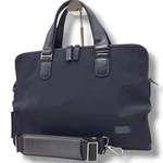 Tumi Seneca Slim Brief Nylon Leather Business Black 2WAY Mens. Fixed Price $332.12.