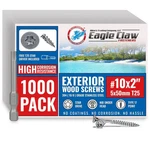 #10 X 2" Eagle Claw Stainless Steel Wood Screws Star Drive Flat Head. Fixed Price $162.95.