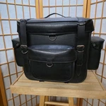 River Road Classic Motorcycle/bike Pack Straps Pockets D-rings Pristine Black. Fixed Price $75.00.