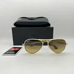 Ray Ban Aviator Max Double Bridge Polarized Sunglasses RB3925 Gold/havana/brown. Fixed Price $179.99.