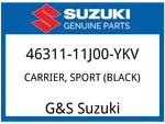 Suzuki Oem Part 46311-11J00-YKV Carrier, Sport (black). Fixed Price $466.46.