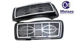 Mutazu Triple 5.25" Speaker Lids W/ Metal Grills For Harley Touring 1994-2013. Fixed Price $129.00.