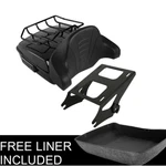 Chopped Trunk Backrest Mount Rack Fit For Harley Touring Road Glide 2014-25 Tcmt. Fixed Price $339.99.