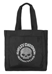 Harley-davidson Womens Bling Willie Skull Reversible Polyester Tote Bag, Black. Fixed Price $54.94.