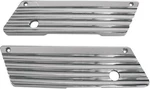Joker Machine Saddlebag Latch Covers Finned Chrome #04-50-1 Harley Davidson. Fixed Price $189.07.