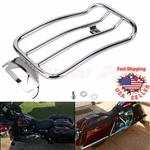 Chrome Solo Seat Luggage Rack For Harley Road King Street Glide Flhr 1997-15. Fixed Price $30.95.