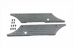 V-twin Chrome Billet Saddlebag Latch Cover Kit 42-0176. Fixed Price $149.90.