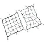 Drag Specialties DS110211 Cargo Net 15" X Black Coated 6-HOOK. Fixed Price $11.39.