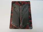 Carl Brouhard Designs Saddlebag Latch Cover Rapture Gloss Black EBL-002-R. Fixed Price $250.00.