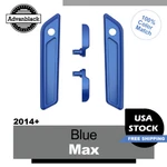 For 14+ Harley Touring Blue Max Saddlebag Lid Lever & Latch Cover Set Kit. Fixed Price $159.00.