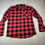 Fly Racing Tek Flannel Size Medium Red/ Black (2022) 354-6392L. Fixed Price $16.24.