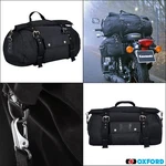 Oxford Heritage Vintage Motorcycle Roll Bag Waxed Cotton Black 20 Litre OL571. Fixed Price $119.40.