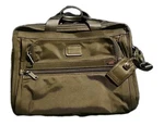 Tumi Alpha Slim Deluxe Portfolio Briefcase Laptop Bag 26110D2 Black. Fixed Price $80.00.