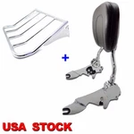 Adjustable Sissy Bar Backrest W/ Luggage Rack For Harley Davidson 09-21 Touring. Fixed Price $91.00.
