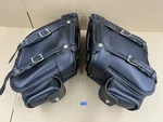 Leatherworks Deluxe Wide Angle Saddlebags For Harley-davidson Models. Fixed Price $220.00.