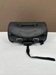 Vintage Harley Davidson Leather Saddle / Duffle Bag Pn 6763 Htf Round Pack 16. Fixed Price $269.99.