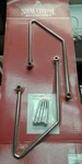 Shadow Show Chrome Saddlebag Stays Kit Left & Right 53-715. Fixed Price $50.00.