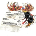 Nos Genuine Harley 2018 Up Softail 2PC Black Rear Docking Points 52300538. Fixed Price $35.00.