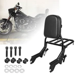 Sissy Bar Backrest Detach Luggage Rack For Harley Softail Heritage Deluxe 18-25. Fixed Price $207.63.