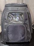 Sedici Motorcycle Sissy Bar Travel Tank Bag Backpack Luggage Black. Fixed Price $66.19.