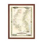 Old Map Of Mississippi River Plantations, 1858 - Vintage. Fixed Price $89.99.