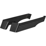 Cyclesmiths 202-XL-BB-A Billet Saddlebag Extensions W/o Cutouts Black Powdercoat. Fixed Price $446.99.