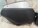 Suzuki V-strom 1000XT Genuine Oem Aluminum Panniers Saddlebags Pair (2014-2019). Fixed Price $400.00.