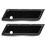 Arlen Ness Beveled Saddlebag Latch Covers Black Cut 09-13 Baggers Hot Deal!. Fixed Price $89.00.