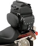 Saddlemen Combination Backrest, Seat & Sissy Bar Bag W/ Studs 3515-0119. Fixed Price $153.44.