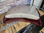 Harley Davidson Tri Road Electra Glide Tour Pak Upper Top Cover Twist Cherry. Fixed Price $450.00.