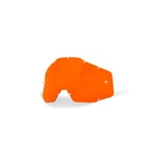 100% Racecraft / Accuri Strata Anti-fog Lens With Posts Orange 51001-006-02. Fixed Price $10.30.