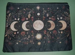 Make Up Bag Cycles Of The Moon Halloween Zipper Pull Christmas Gift. Fixed Price $8.86.
