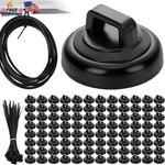 100 Set Magnetic Zip Mount And Nylon Cable Ties, 19 Mm Multipurpose Wire. Fixed Price $103.69.
