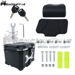 45L Motorcycle Hard Trunk Aluminum Rear Luggage Top Case Tail Box Backrest. Fixed Price $75.25.