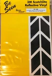 Reflective Tape Kit Black Saddlebag Corner For Bmw R1200GS 2014 And Up Adventure. Fixed Price $23.99.