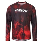 Uswe Rok Off-road Air Jersey Adult Flame Red Large. Fixed Price $69.99.