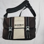 Harley Davidson Hdmc Messenger Laptop Bag Black Tan Motorcycle Satchel. Fixed Price $75.00.