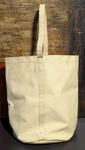 Niwaki Large Kantan Canvas Bucket Tote Bag - 16" Tall Base Diameter 10". Fixed Price $49.99.