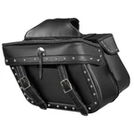 Milwaukee Leather 8320 Black Pvc 'studded' Throw Over Motorcycle Saddlebags. Fixed Price $139.99.