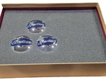 Brand New!!! '14-'25 Indian Pinnacle Conchos Springfield Blue (#2879674-640). Fixed Price $50.00.