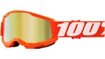 New 100% 50032-00005 Youth Strata Goggles Orange/gold Mirror Motorcycle. Fixed Price $35.00.
