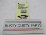 Set Of 2 Bmw Chrome Saddle Bag Holder Covering Caps 71-60-7-650-986. Fixed Price $24.99.
