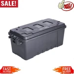 Trunk 68-QUART Lockable Plastic Storage Box Home Organization Vehicle Commercial. Fixed Price $44.12.