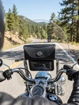 Harley-davidson Set Of 2: Diamond Windshield Bag And Card Holder. Fixed Price $120.00.