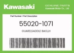 New Oem Genuine Kawasaki Guard Saddle Bag Fr Lh 55020-1071. Fixed Price $299.99.