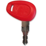 Givi Z140R Luggage Lock Key, Complete With Bushing, Red Handle. Fixed Price $21.00.