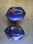 For Yamaha Saddlebags Left+right Side Cases Trunk Pannier Blue. Fixed Price $450.00.