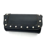Oversized Black Studded Windshield Storage Bag Pouch Harley Honda Indian Triumph. Fixed Price $36.90.