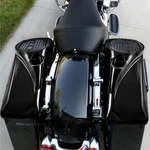 Vivid Black 8" Speaker Lids W/ Tweeter Port For Harley 1994-13 Touring Fltr Flht. Fixed Price $179.95.