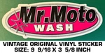Mr. Wash - Vintage Original Vinyl Decal Sticker Motorcycles. Fixed Price $9.47.